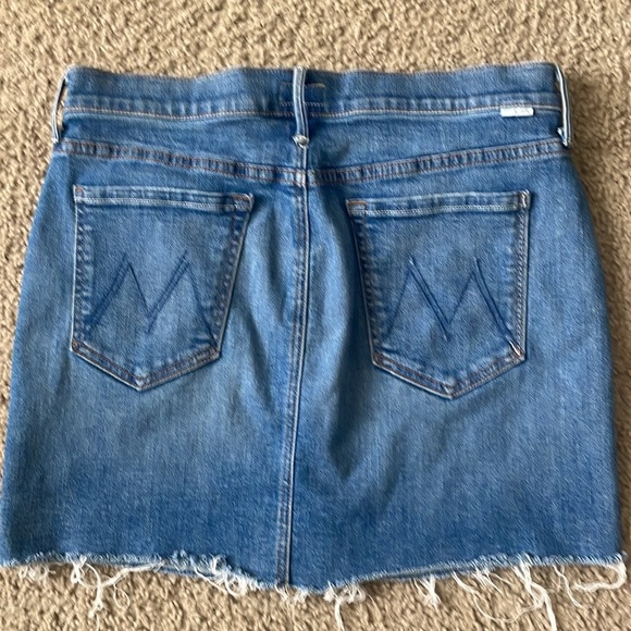 MOTHER The Snap Down Mini Skirt in
Heart of Glass - Picture 8 of 10